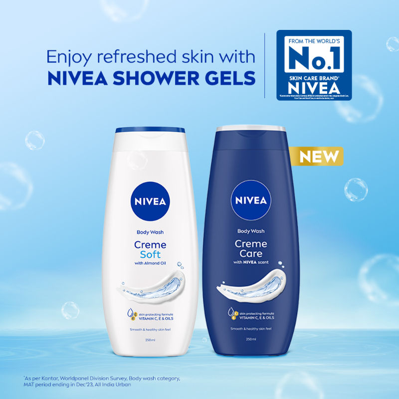 Nivea WOMEN Body Wash- Creme Care Body Wash for naturally clean & healthy skin, 250ml Buy at Indicrest Image 9
