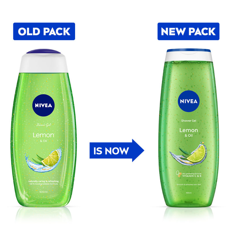 Nivea Lemon & care oil Body wash for long-lasting freshness, 500ml Buy at Indicrest Image 3