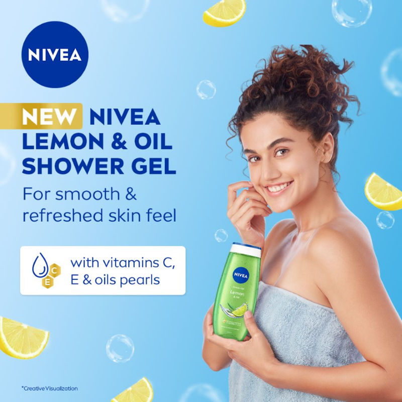 Nivea Lemon & care oil Body wash for long-lasting freshness, 500ml Buy at Indicrest Image 5