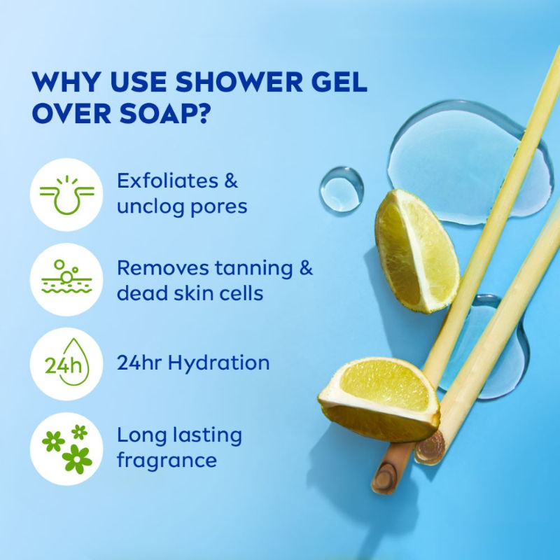 Nivea Lemon & care oil Body wash for long-lasting freshness, 500ml Buy at Indicrest Image 7