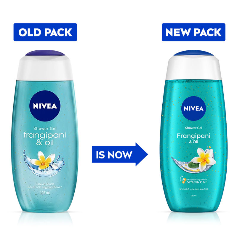 Nivea Frangipani & care oil Body wash for long-lasting freshness, 125ml Buy at Indicrest Image 4
