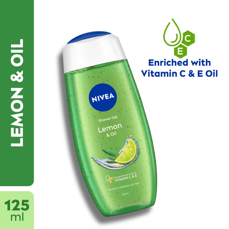 Nivea Lemon & care oil Body wash for long-lasting freshness, 125ml Buy at Indicrest