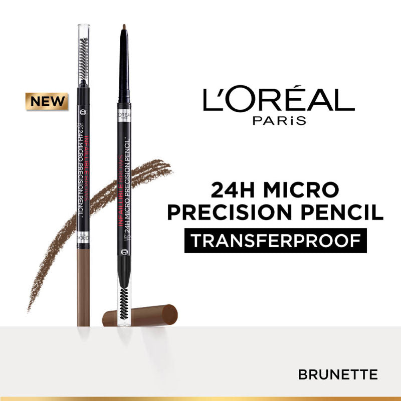 L'Oreal Paris Infallible Brows Upto 24H Micro Precision Pencil - 1.0 Ebony, 1g Buy at Indicrest Image 10