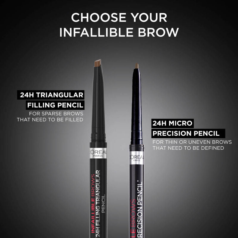 L'Oreal Paris Infallible Brows Upto 24H Micro Precision Pencil - 1.0 Ebony, 1g Buy at Indicrest Image 9