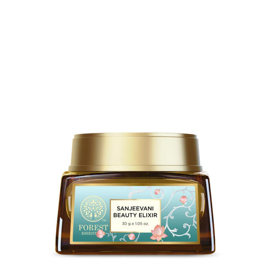 Forest Essentials Moisturising Day Cream Sanjeevani Beauty Elixir - Anti Ageing, Lightweight, 30g, Buy from Indicrest
