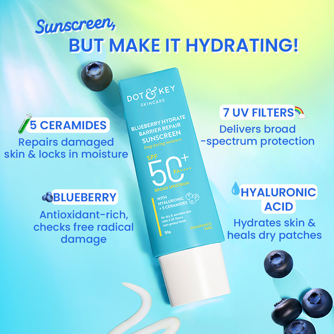 Dot & Key Barrier Repair Hydrating Sunscreen SPF 50+ PA++++, 80g