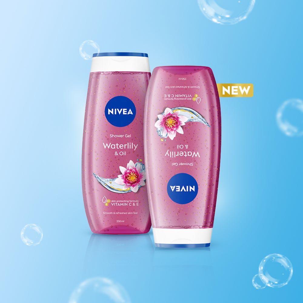 Nivea Waterlily & care oil Body wash for long-lasting freshness, 250ml Buy at Indicrest Image 5