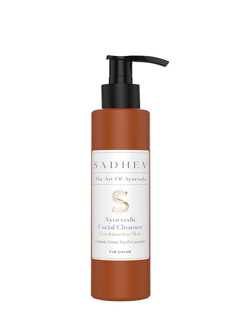 SADHEV Ayurvedic Facial Cleanser Combition Skin, 200ml, Buy from Indicrest