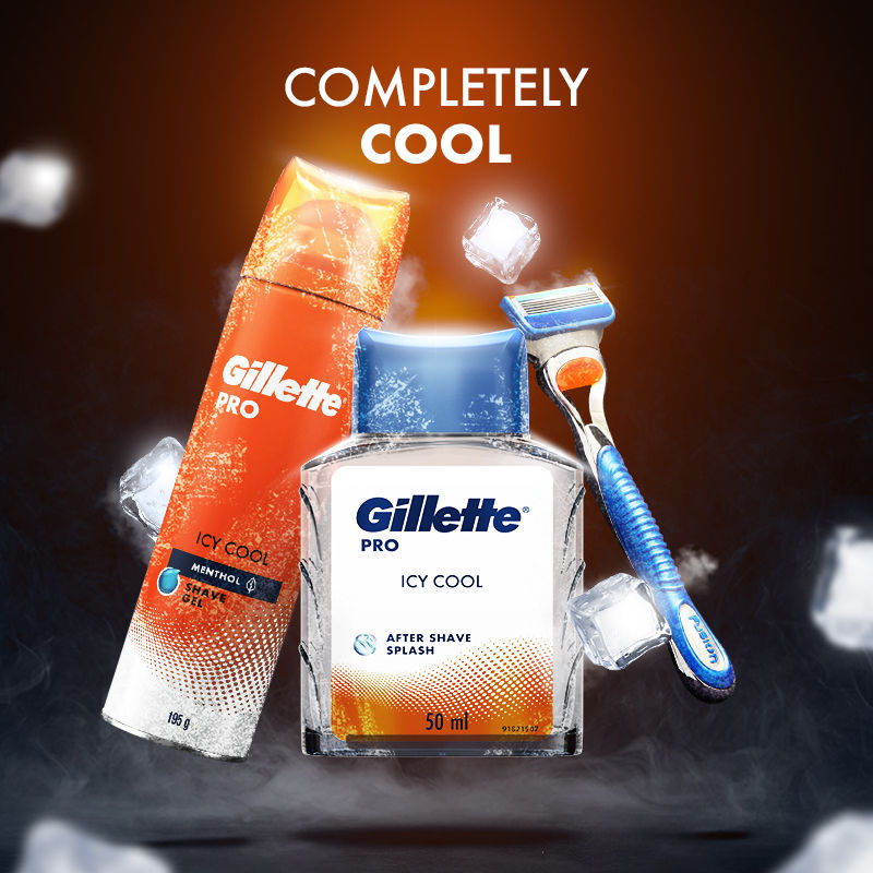 Gillette Pro After Shave Splash Icy Cool, 50ml Buy at Indicrest Image 4