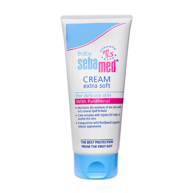 Sebamed Baby Cream Extra Soft, PH 5.5, Panthenol And Jojoba Oil, Clinically Tested, ECARF Approved, 200ml Buy at Indicrest