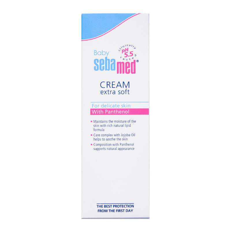 Sebamed Baby Cream Extra Soft, PH 5.5, Panthenol And Jojoba Oil, Clinically Tested, ECARF Approved, 200ml Buy at Indicrest Image 3