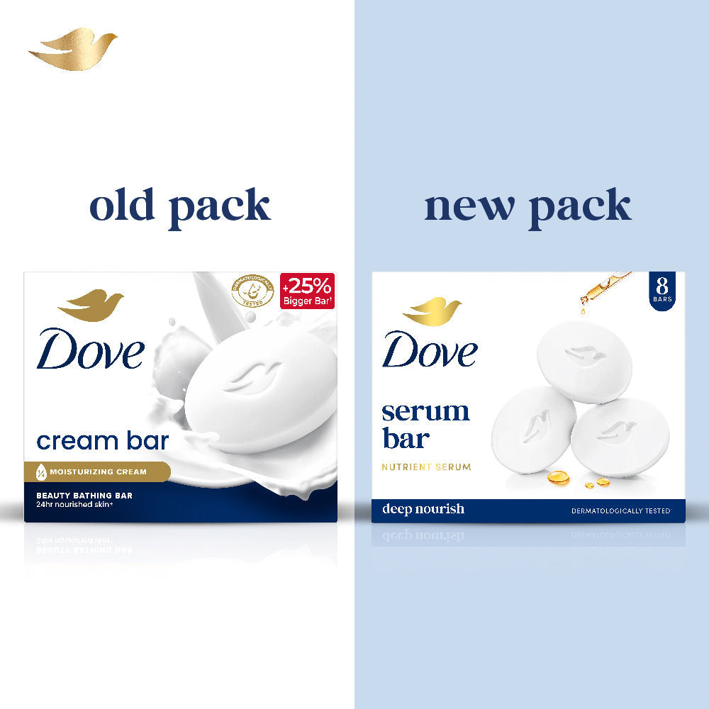 Dove Cream Beauty Bathing Soap Bar with Moisturising Cream (Pack of 8), 800g Buy at Indicrest Image 10
