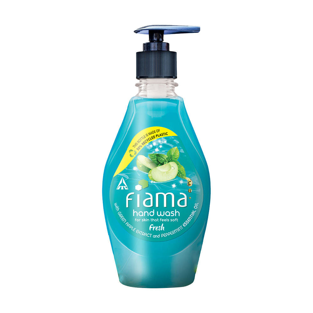 Fiama Fresh Hand Wash, Peppermint Oil & Green Apple Extract Handwash For Soft And Supple Hands, 400ml Buy at Indicrest