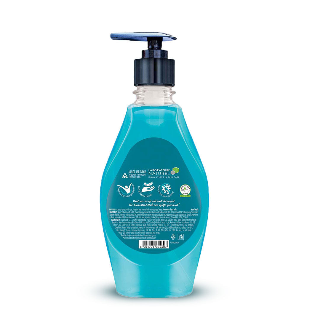 Fiama Fresh Hand Wash, Peppermint Oil & Green Apple Extract Handwash For Soft And Supple Hands, 400ml Buy at Indicrest Image 2