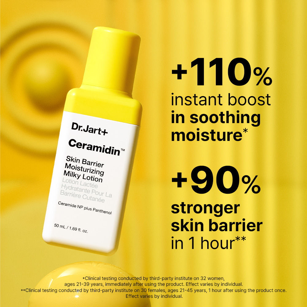 Dr.Jart+ Ceramidin Skin Barrier Milky Lotion, Dermatologist-Tested Moisturizer With Ceramides, 50ml