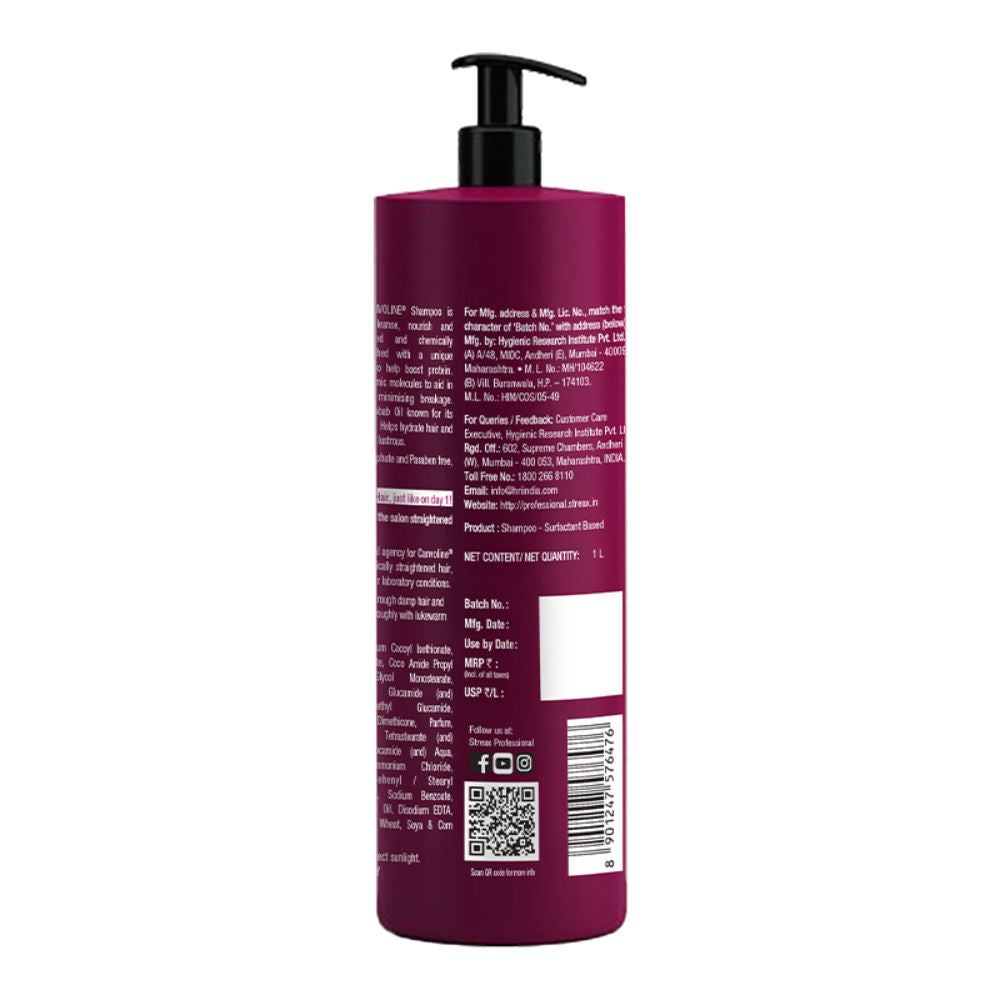 Streax Professional Canvoline Shampoo With Kera-Charge & Baobab Oil, 1000ml Buy at Indicrest Image 9