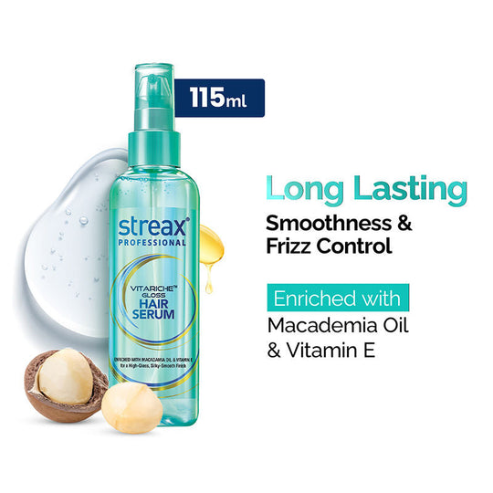 Streax Professional Vitariche Gloss Hair Serum, 115ml Buy at Indicrest