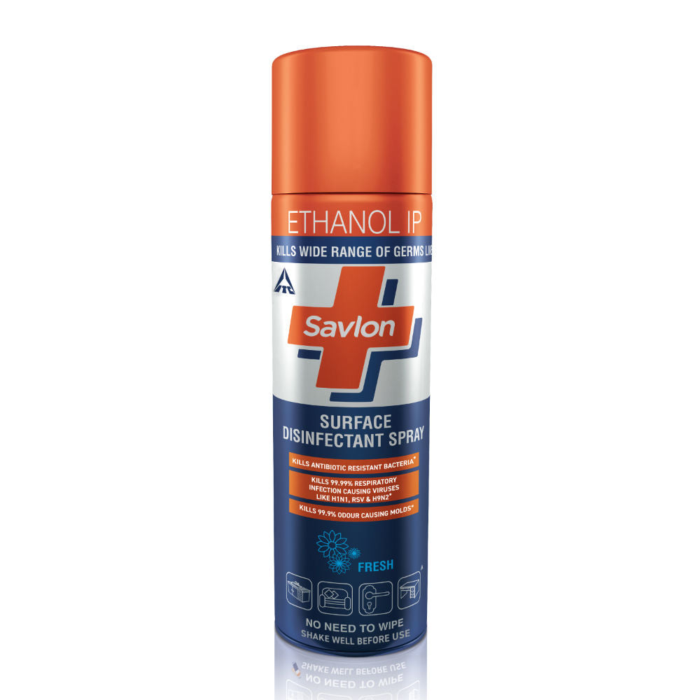 Savlon Surface Disinfectant Spray Sanitizer, 99.99% Germ Protection on Hard & Soft Surfaces, 170g Buy at Indicrest