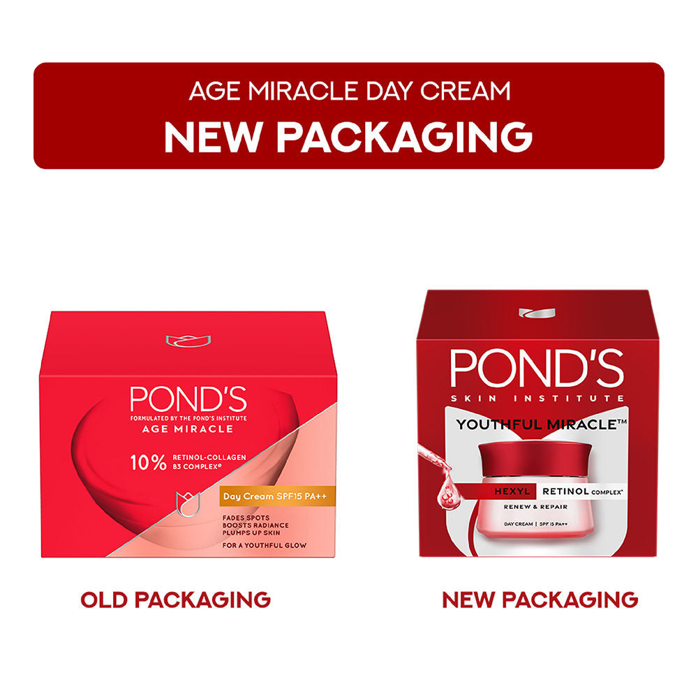 Pond’s Age Miracle Anti Aging Day Cream With 10% Retinol-C Niacinamide & Collagen B3 Complex SPF 15 PA++, 50g Buy at Indicrest Image 11