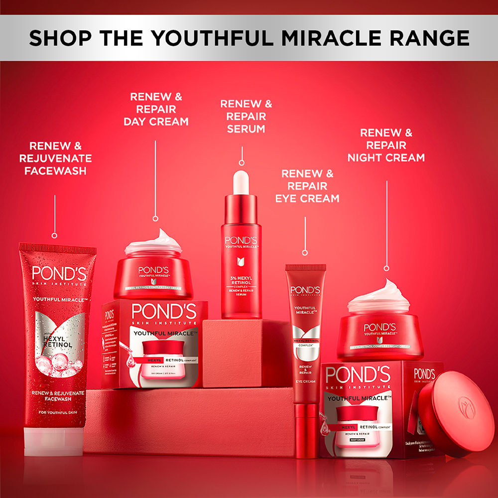 Pond’s Age Miracle Anti Aging Day Cream With 10% Retinol-C Niacinamide & Collagen B3 Complex SPF 15 PA++, 50g Buy at Indicrest Image 9