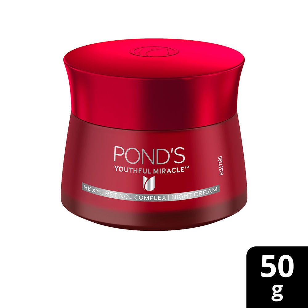 Pond’s Youthful Miracle Anti Aging Night Cream With Retinol C Niacinamide, 50g Buy at Indicrest