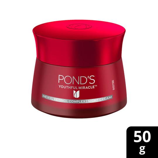 Pond’s Youthful Miracle Anti Aging Night Cream With Retinol C Niacinamide, 50g Buy at Indicrest