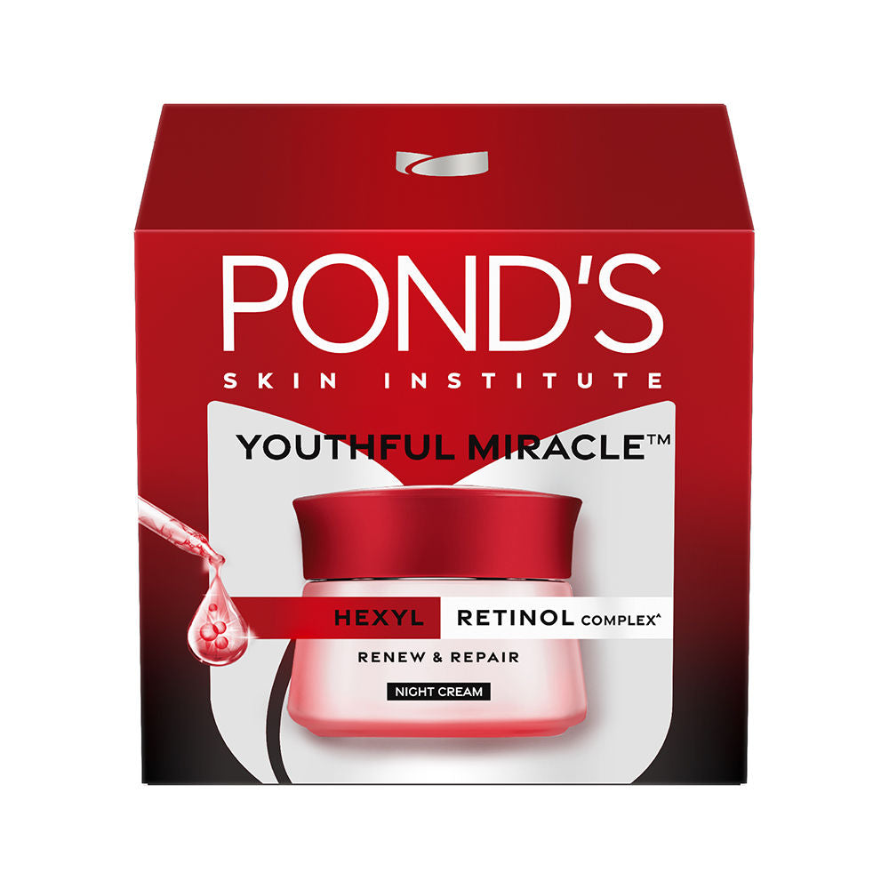 Pond’s Youthful Miracle Anti Aging Night Cream With Retinol C Niacinamide, 50g Buy at Indicrest Image 2