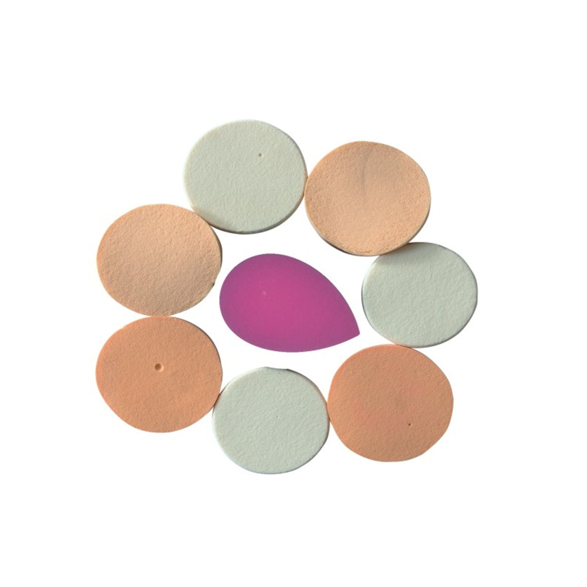 Babila Foundation Sponge & Blender Mix (Set Of 8Pcs.) - Color May Vary, 1 piece Buy at Indicrest