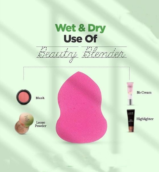 Babila Beauty Blender (1 Pieces)- Color May Vary, 1 piece Buy at Indicrest Image 4