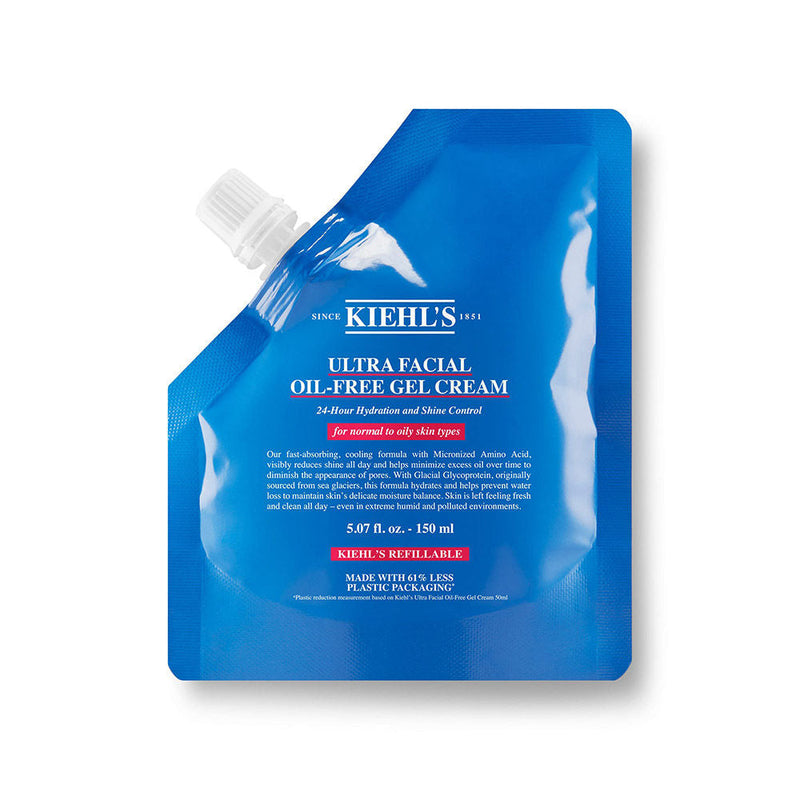 Kiehl's Ultra Facial Oil-Free Gel Cream Refill - 24Hr Skin Hydration, 150ml, Buy from Indicrest