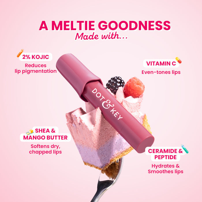 Dot & Key Meltie Lip Balm SPF 50+ PA+++, (Berry Crumble)
