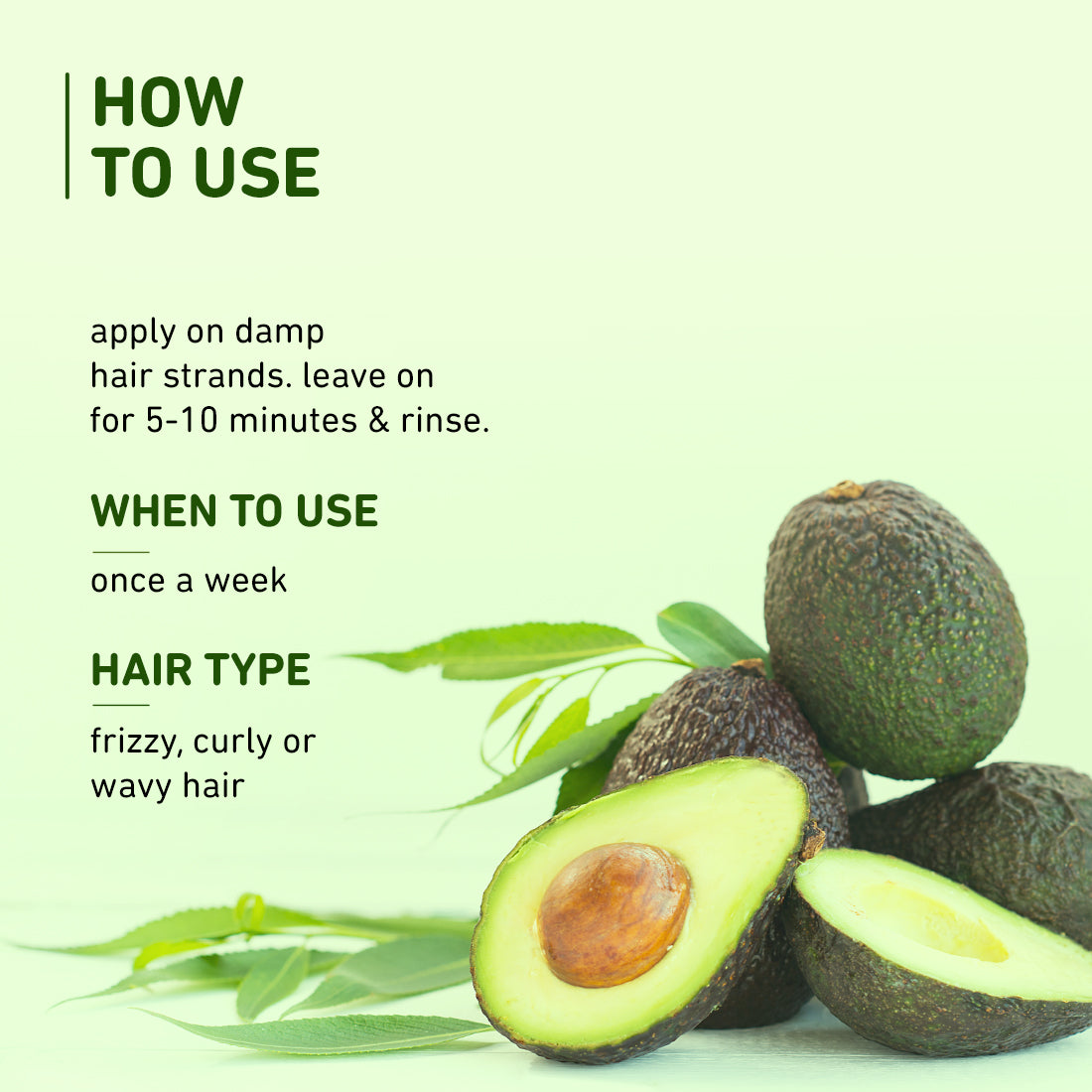 Plum Avocado Nourish-Up Hair Mask | Nourishes Hair | Retains Moisture, 250g