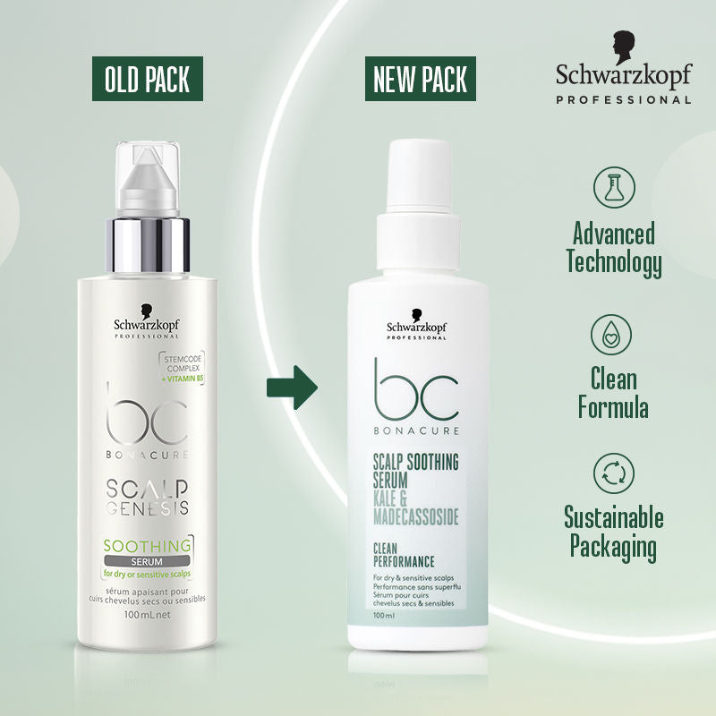 Schwarzkopf Professional Bonacure Scalp Soothing Serum|Dry, Sensitive Scalp|Kale, Madecassoside, 100ml Buy at Indicrest Image 11