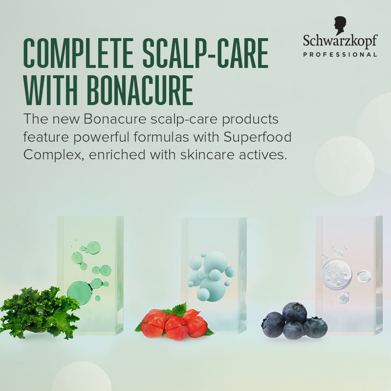 Schwarzkopf Professional Bonacure Scalp Soothing Shampoo|Dry & Sensitive Scalp|Kale & Madecassoside, 250ml Buy at Indicrest Image 9