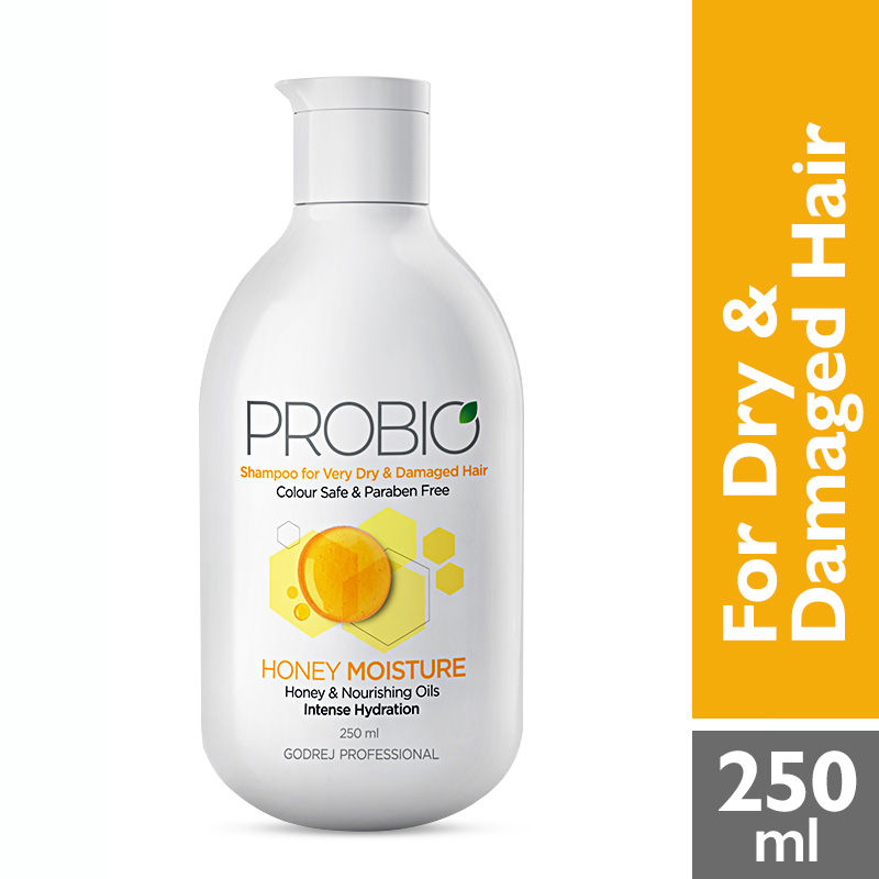 Godrej Professional Probio Honey Moisture Shampoo, 250ml Buy at Indicrest
