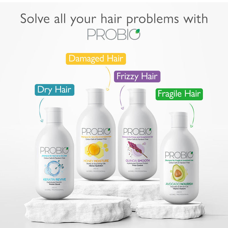Godrej Professional Probio Honey Moisture Shampoo, 250ml Buy at Indicrest Image 7