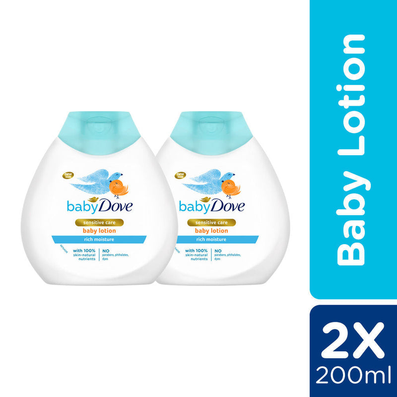 Dove Rich Moisture Lotion (Pack of 2), 400ml Buy at Indicrest