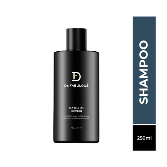 De Fabulous Tea Tree Oil Sulphate Free Shampoo For Scalp Health - All Hair Types, 250ml, Buy from Indicrest