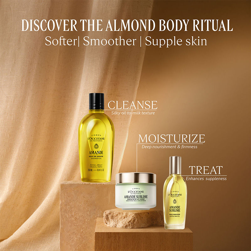 L'Occitane Almond Softening Shower Oil, 250ml
