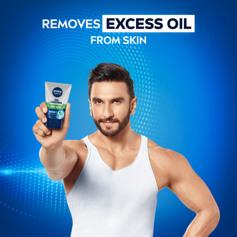 Nivea MEN Face Wash for Oily Skin, Oil Control for 12hr Oil Control with 10x Vitamin C Effect, 50g Buy at Indicrest Image 2