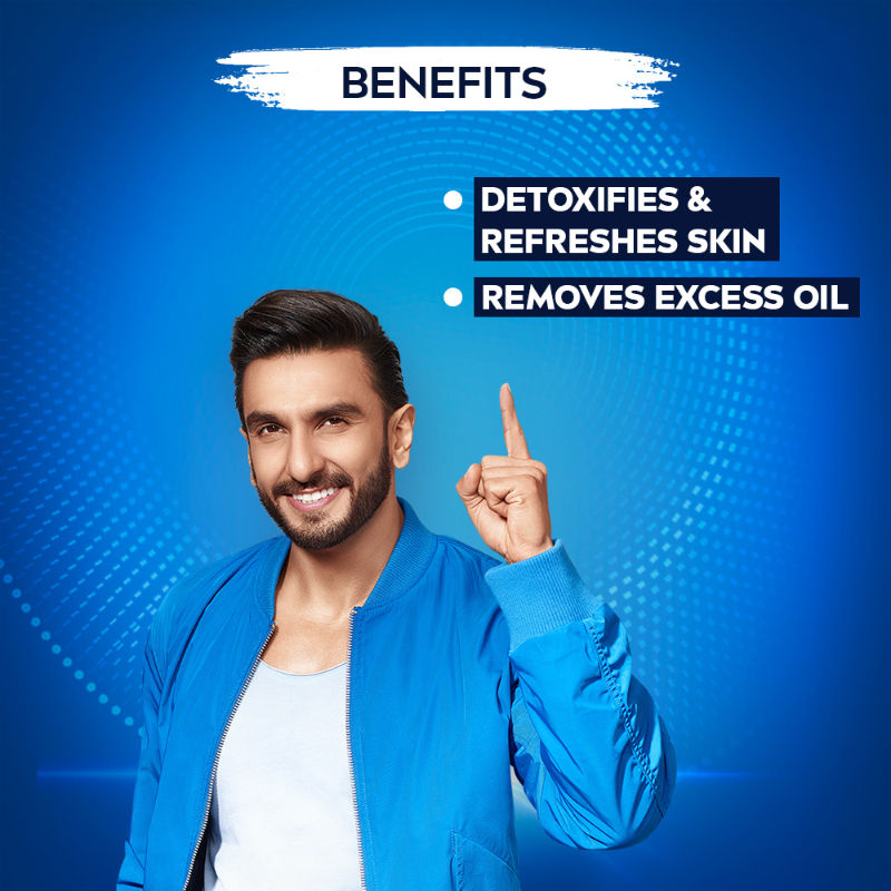 Nivea MEN Face Wash, All in 1 Charcoal, to Detoxify & Refresh Skin with 10x Vitamin C Effect, 50g Buy at Indicrest Image 5