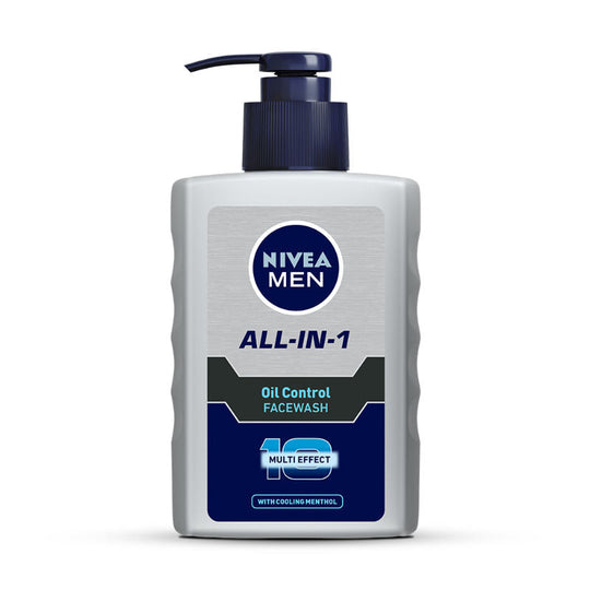 Nivea MEN All-IN-1 Oil Control Face Wash with 10x Multi Effect With Clooing MENthol, 150ml Buy at Indicrest