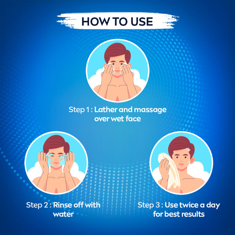 Nivea MEN Acne Face Wash for Oily & Acne Prone Skin, Fights Oil & Dirt with Magnolia Bark Power, 100g Buy at Indicrest Image 6