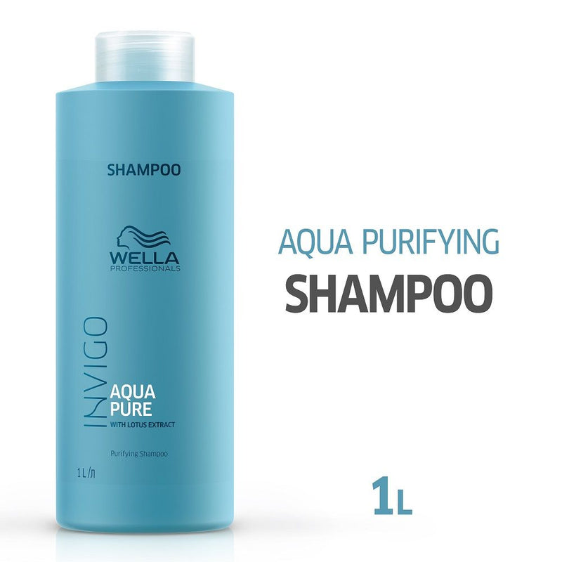 Wella Professionals Invigo Balance Aqua Pure Deep Cleansing Purifying Shampoo, 1000ml Buy at Indicrest