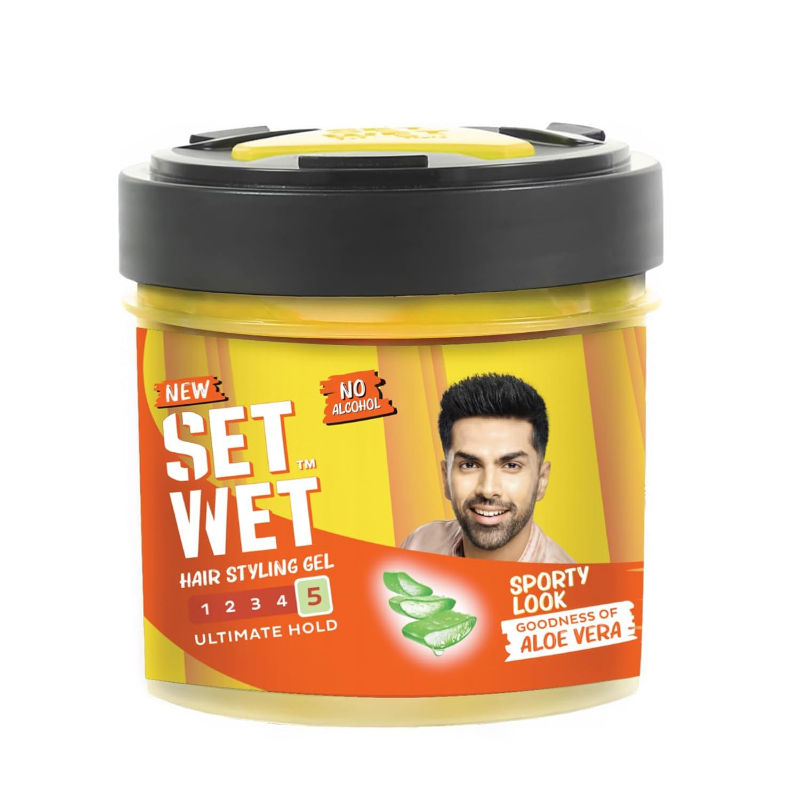 Set Wet Styling Hair Gel Sporty Look Aloe Vera, 250g Buy at Indicrest