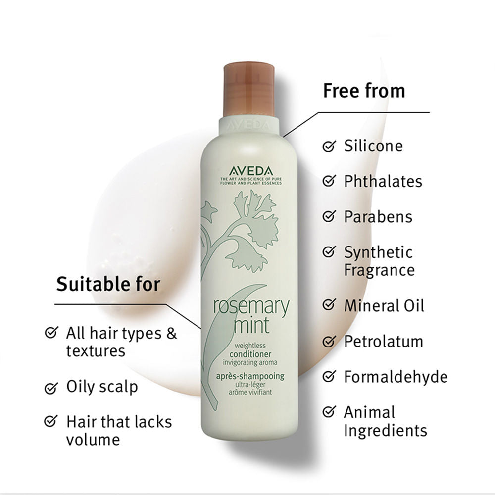 Aveda Rosemary Mint Weightless Conditioner for Hair Growth, 250ml