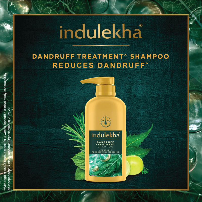 Indulekha Dandruff Treatment Shampoo, 580ml Buy at Indicrest Image 6