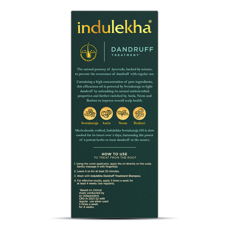 Indulekha Svetakutaja Hair Oil, 100ml Buy at Indicrest Image 2