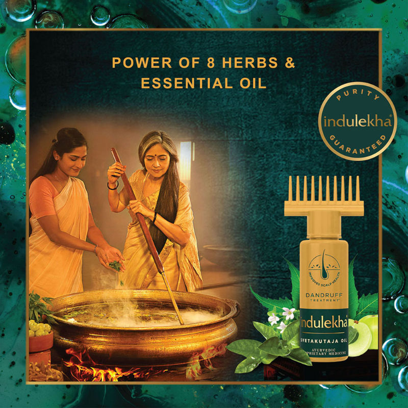 Indulekha Svetakutaja Hair Oil, 100ml Buy at Indicrest Image 5