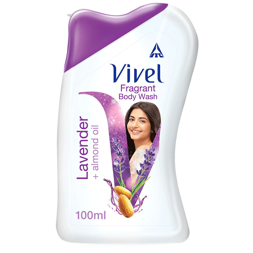 Vivel Lavender & Almond Oil Body Wash, 100ml Buy at Indicrest